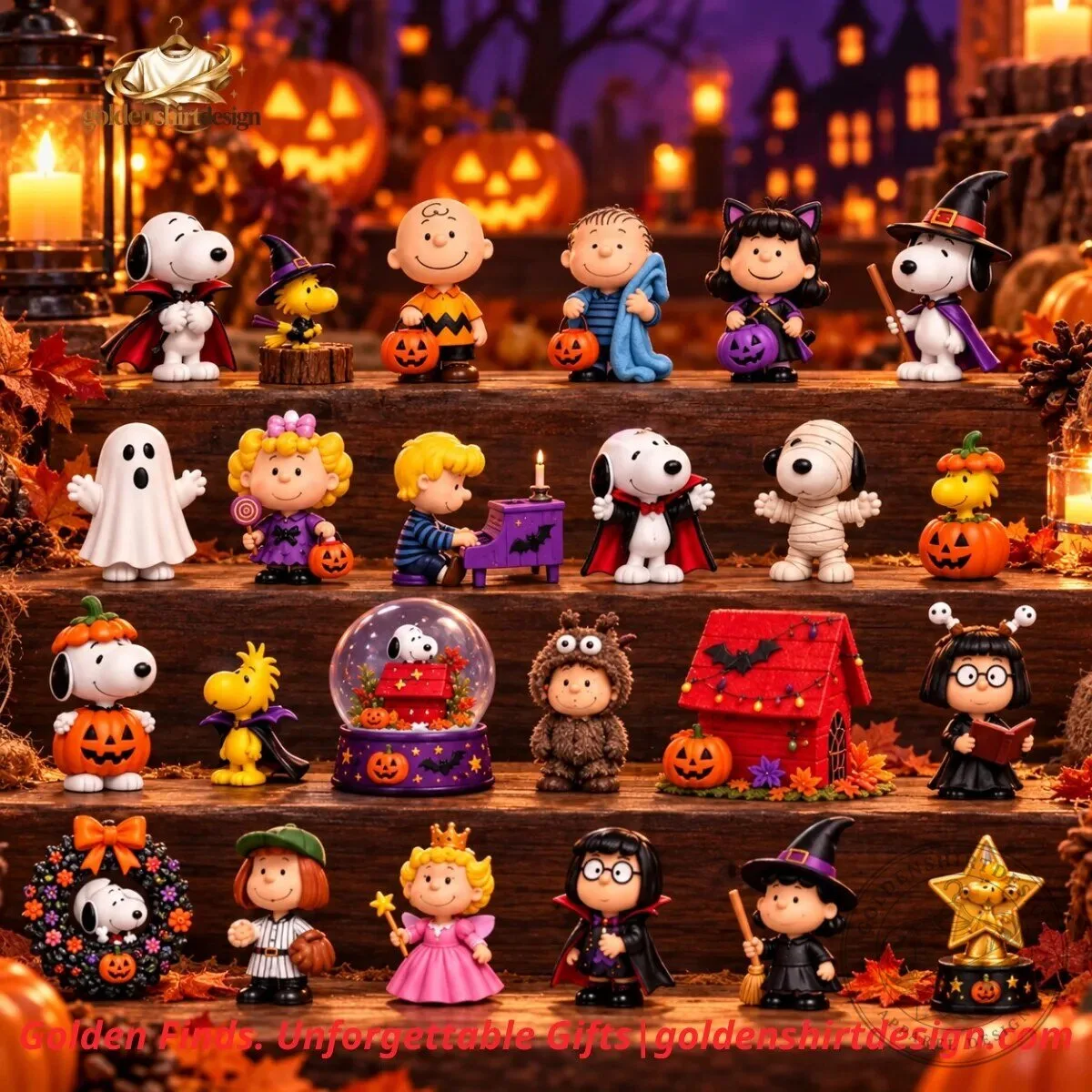 Snoopy x Peanuts Halloween 24-Day Spooky Costume Mini Figure