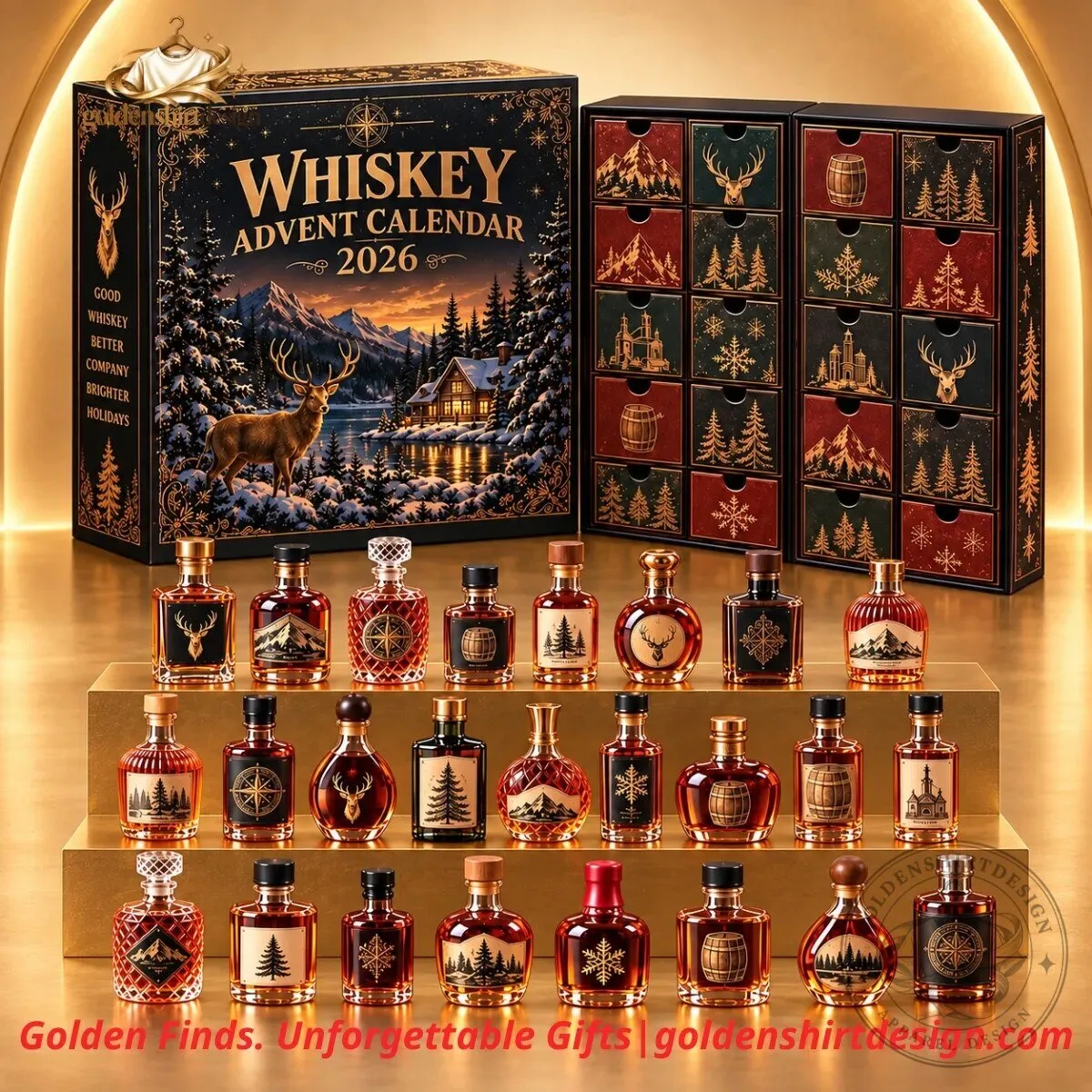 Whiskey Christmas 24-Day Mini Bottle Collection & Tasting Advent