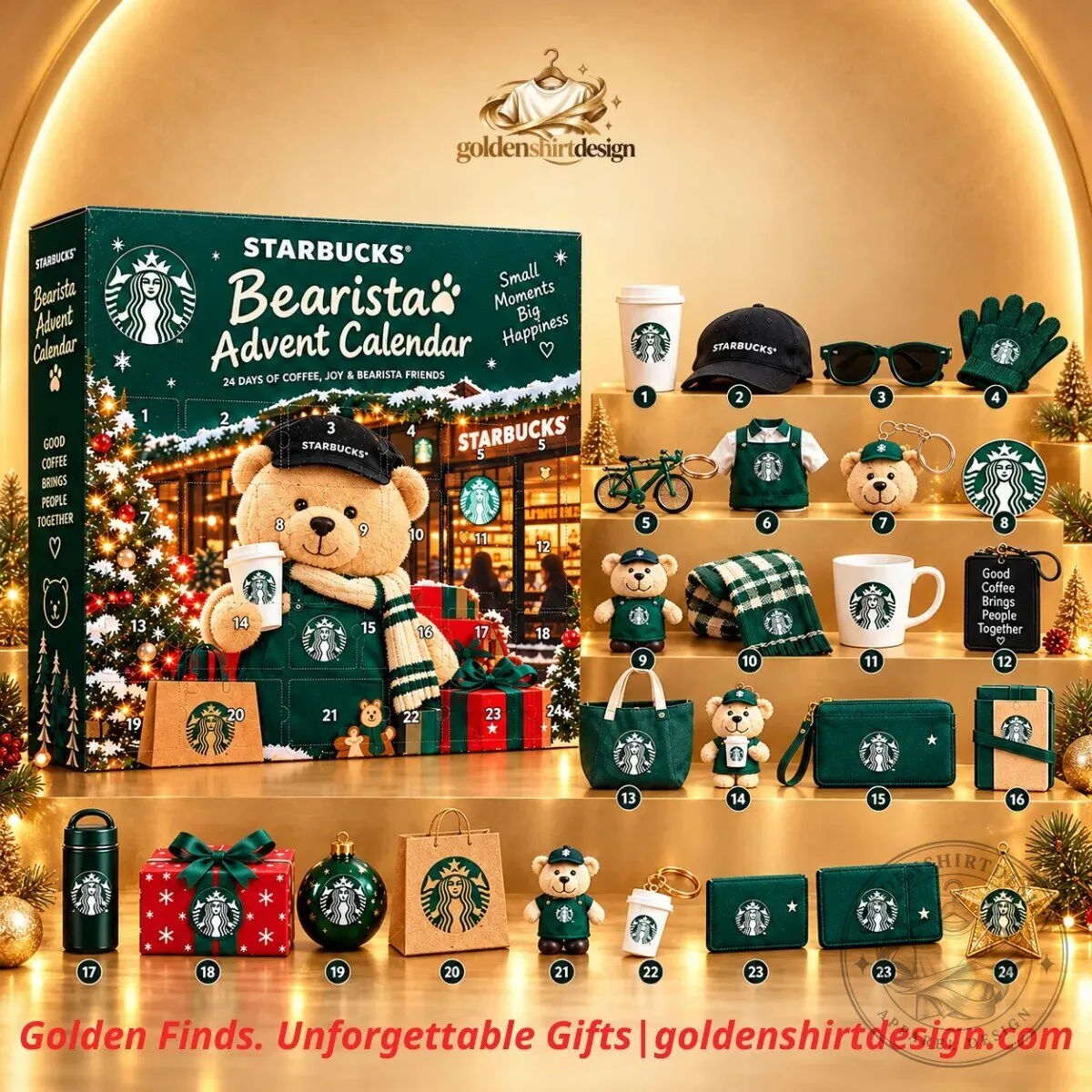BREW BUDDIES Starbucks Bearista Advent Calendar 2026 – 24